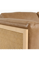 Tan Leather Wicker Sofa | OROA Modern Danson | Oroatrade.com
