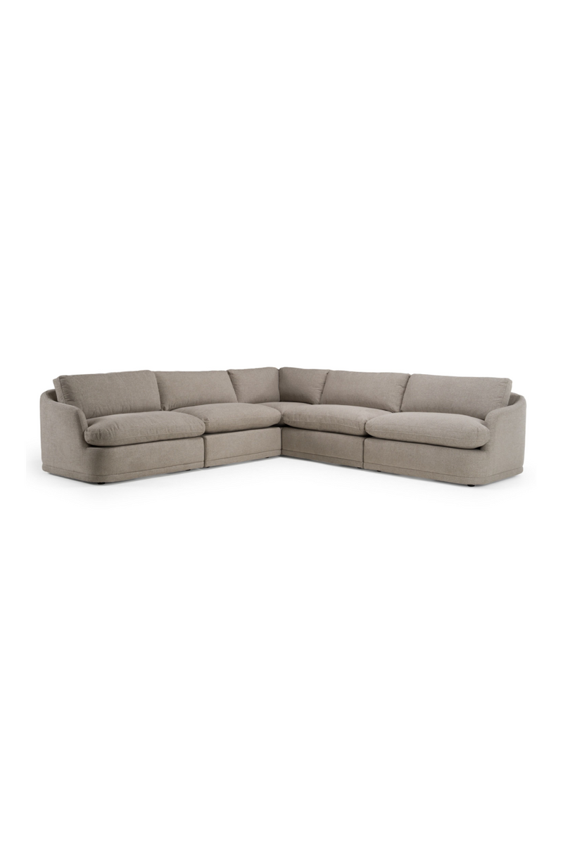 Gray Fabric Sectional Sofa | OROA Modern Chantry | Oroatrade.com
