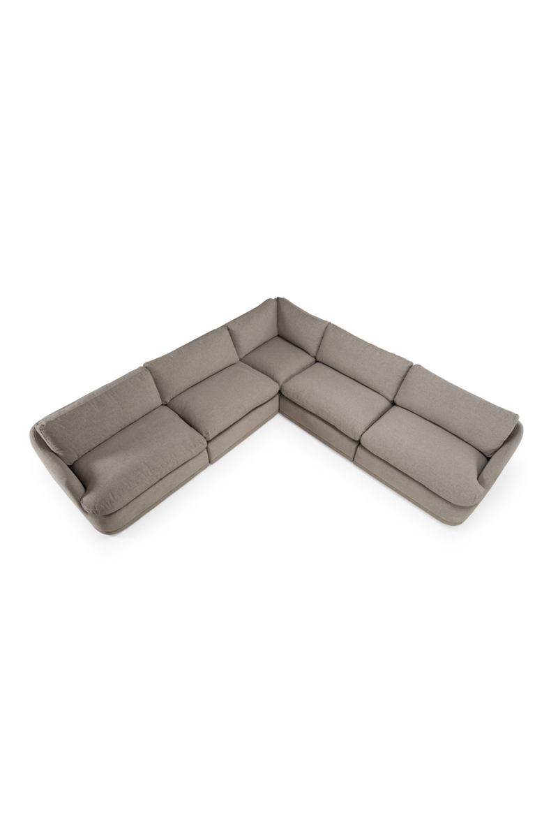 Gray Fabric Sectional Sofa | OROA Modern Chantry | Oroatrade.com