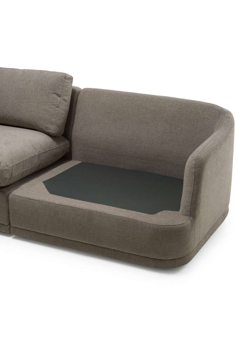 Gray Fabric Sectional Sofa | OROA Modern Chantry | Oroatrade.com