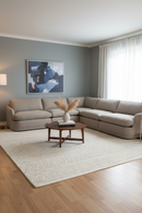 Gray Fabric Sectional Sofa | OROA Modern Chantry