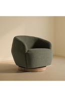 Hemp Fabric Swivel Accent Chair | OROA Modern Agatha | Oroatrade.com