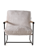 Wood-Armed Beige Accent Chair | OROA Modern Moorcroft | Oroatrade.com