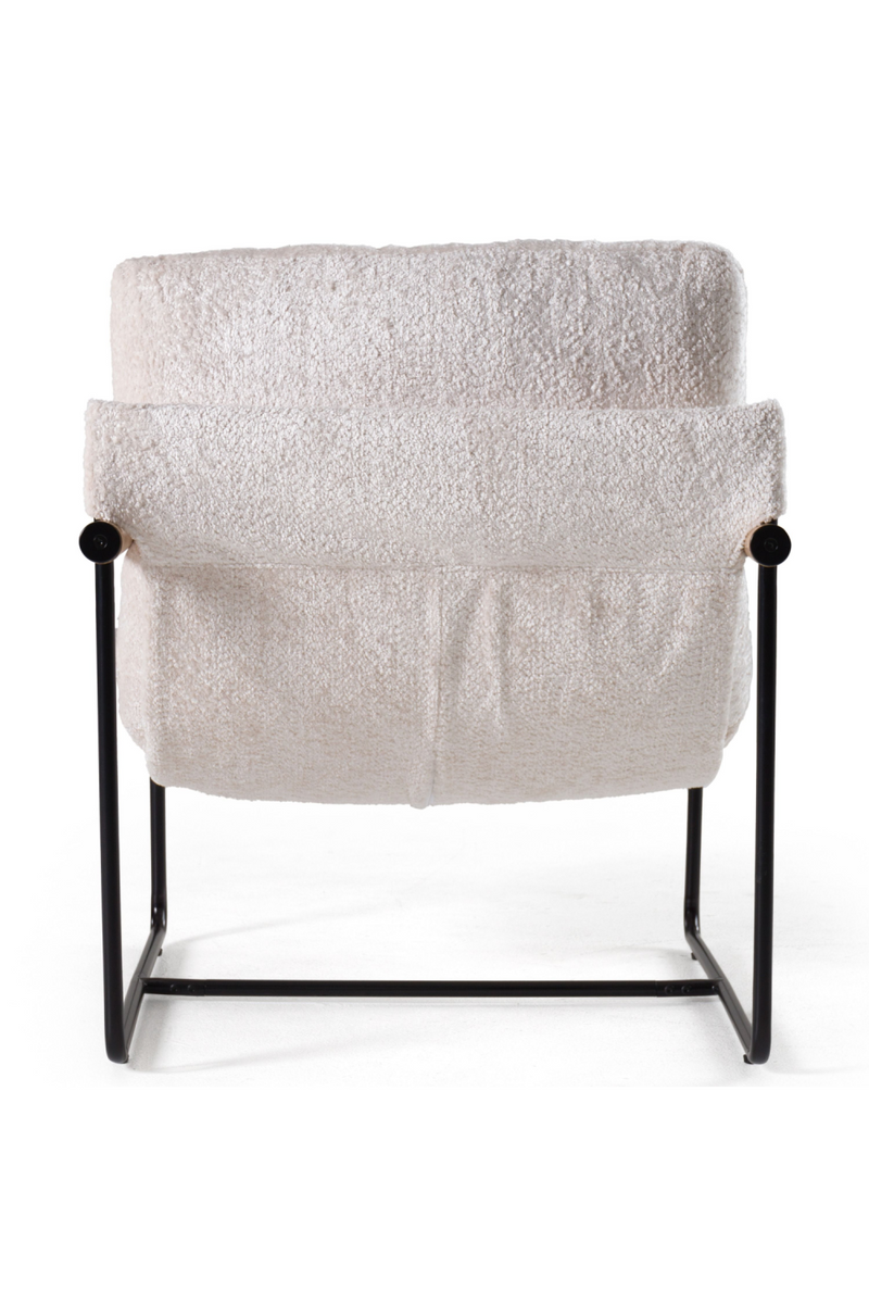 Wood-Armed Beige Accent Chair | OROA Modern Moorcroft | Oroatrade.com