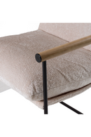 Wood-Armed Beige Accent Chair | OROA Modern Moorcroft | Oroatrade.com