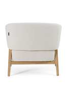 White Curved Accent Chair | OROA Modern Giselle | Oroatrade.com