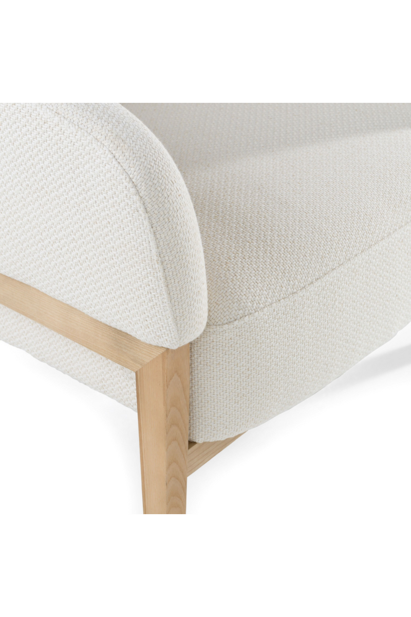 White Curved Accent Chair | OROA Modern Giselle | Oroatrade.com