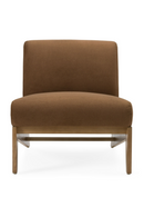 Wood Base Accent Chair | OROA Modern Vance