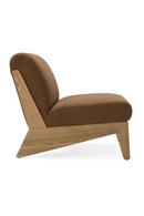 Wood Base Accent Chair | OROA Modern Vance | Oroatrade.com