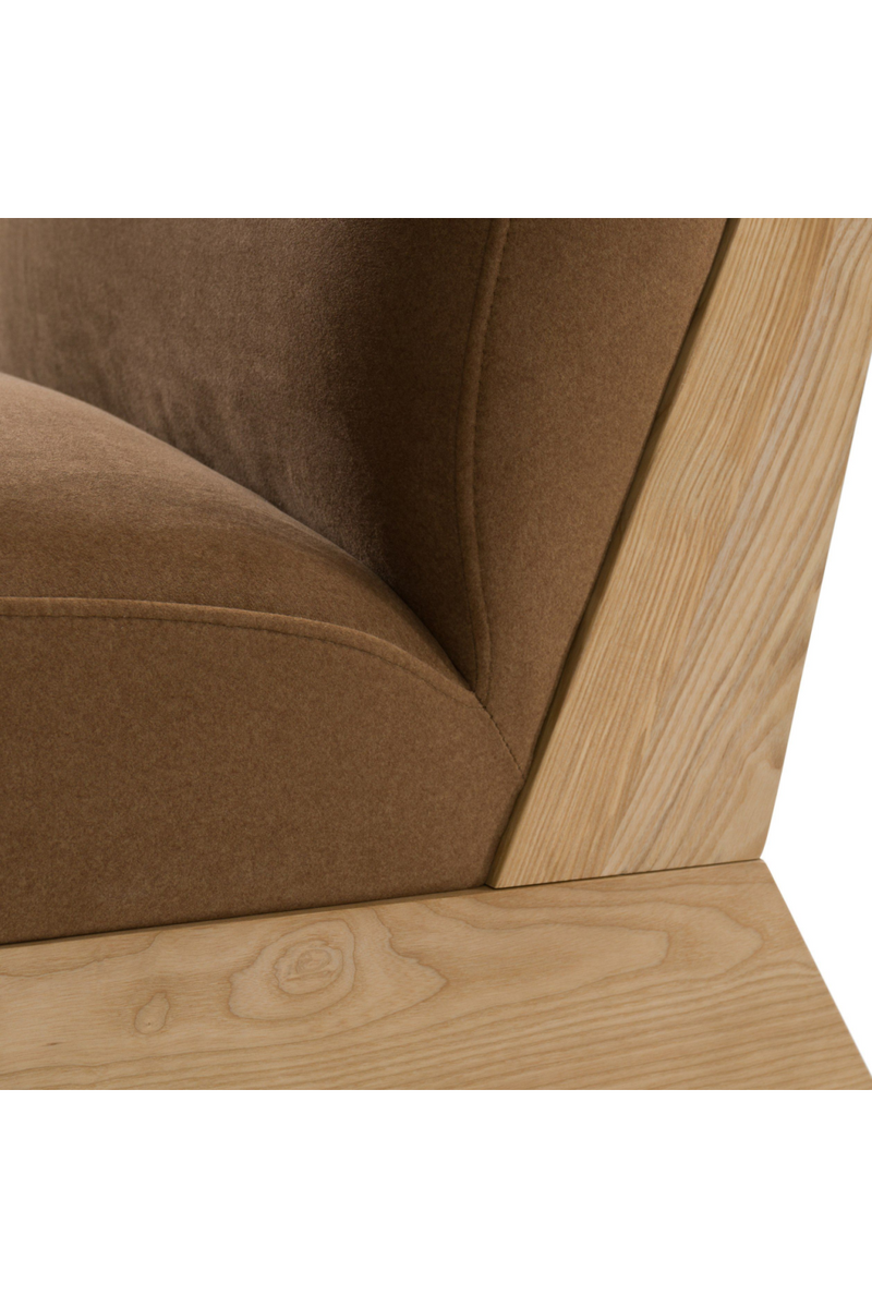 Wood Base Accent Chair | OROA Modern Vance | Oroatrade.com