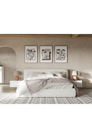 White Upholstered Bed | OROA Modern Liam | Oroatrade.com