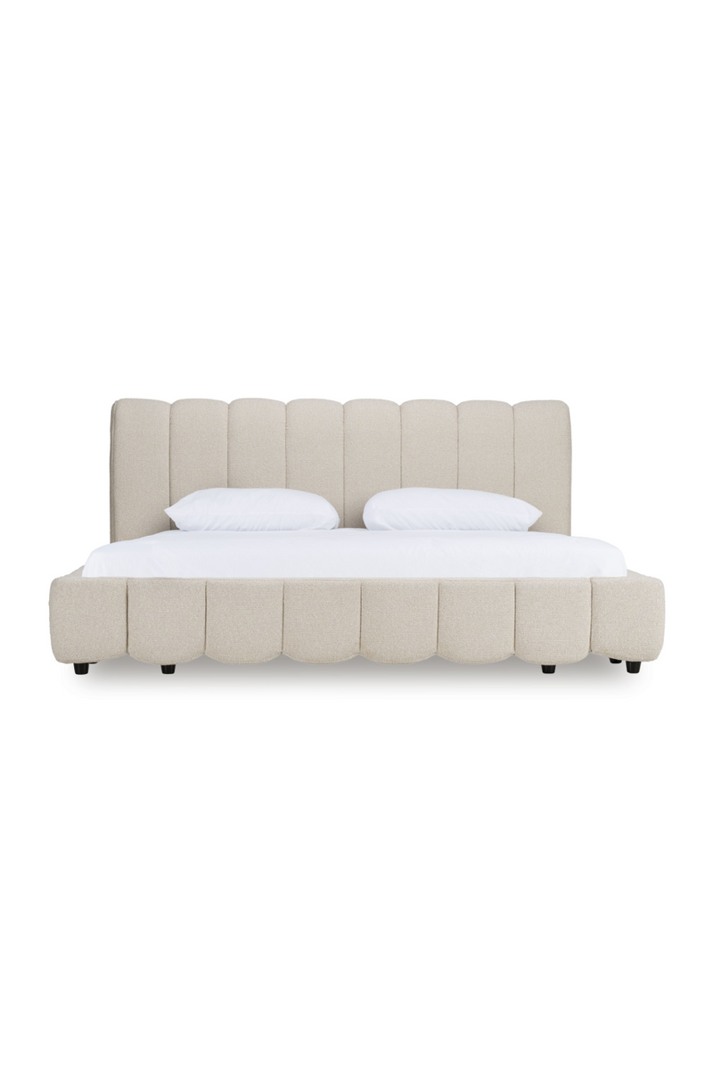 White Linen Bed | OROA Modern Harris | Oroatrade.com