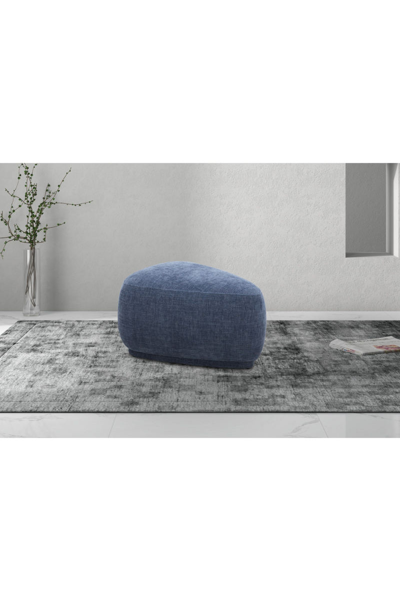 Blue Free-form Ottoman | OROA Modern Kinsey | Oroatrade.com
