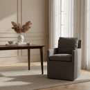 Gray Upholstered Dining Chair | OROA Modern Newcastle