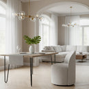 Upholstered Swivel Dining Chair | OROA Modern Correa