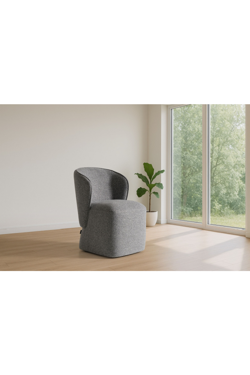 Fabric Swivel Dining Chair | OROA Modern Souza | Oroatrade.com