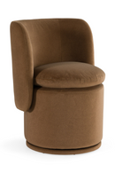 Rounded Swivel Dining Chair | OROA Modern Norris | Oroatrade.com
