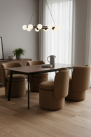 Round Swivel Dining Chair | OROA Modern Norris | Oroatrade.com