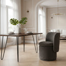 Round Swivel Dining Chair | OROA Modern Norris