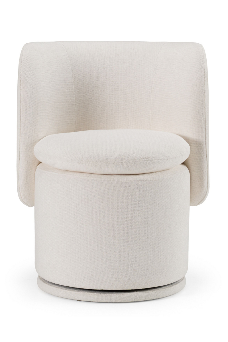 Rounded Swivel Dining Chair | OROA Modern Norris | Oroatrade.com