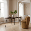 Round Swivel Dining Chair | OROA Modern Norris