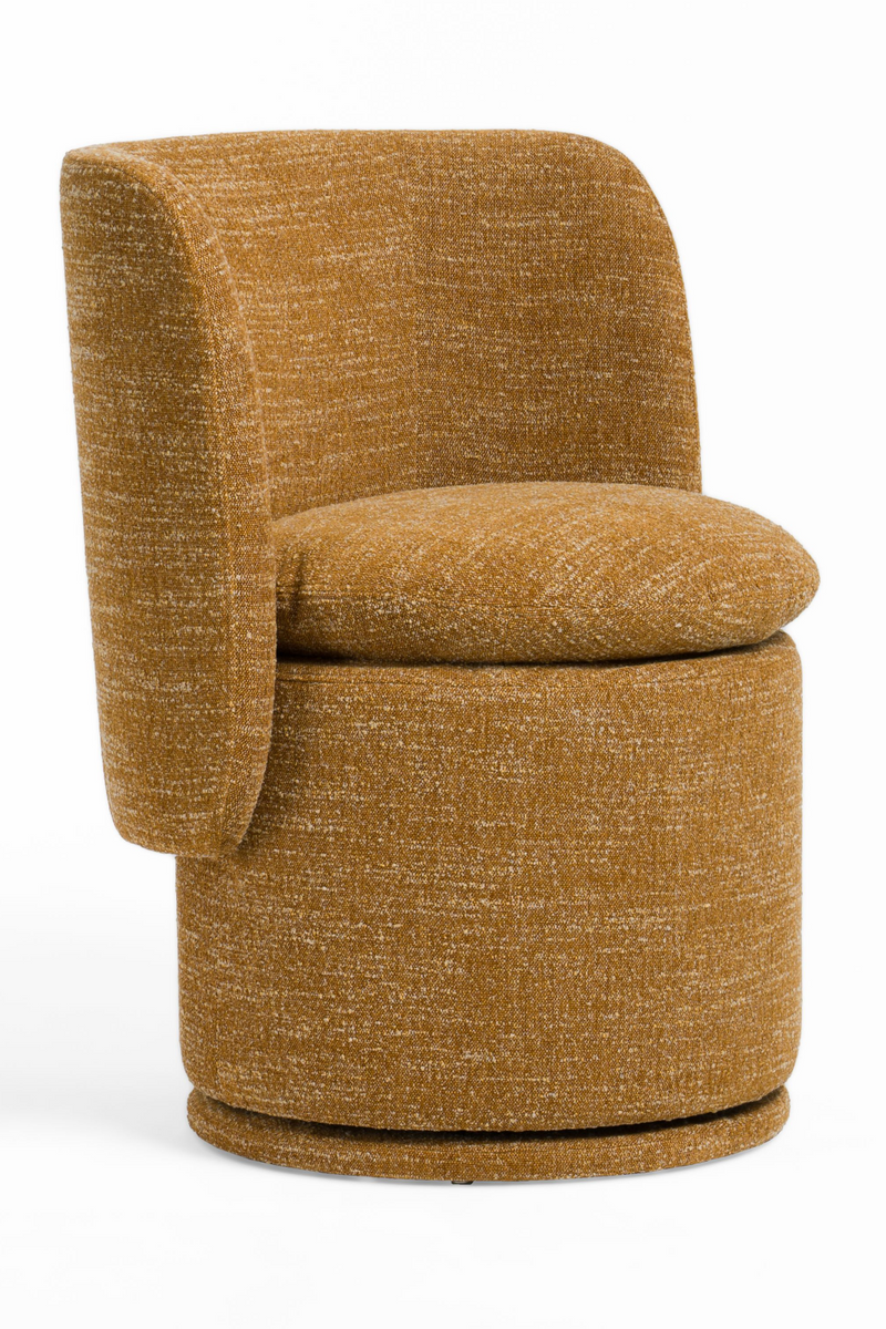 Rounded Swivel Dining Chair | OROA Modern Norris | Oroatrade.com
