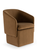 Curved Wheeled Dining Chair | OROA Modern Tassell | Oroatrade.com