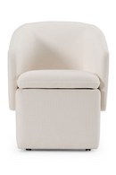 Curved Wheeled Dining Chair | OROA Modern Tassell | Oroatrade.com