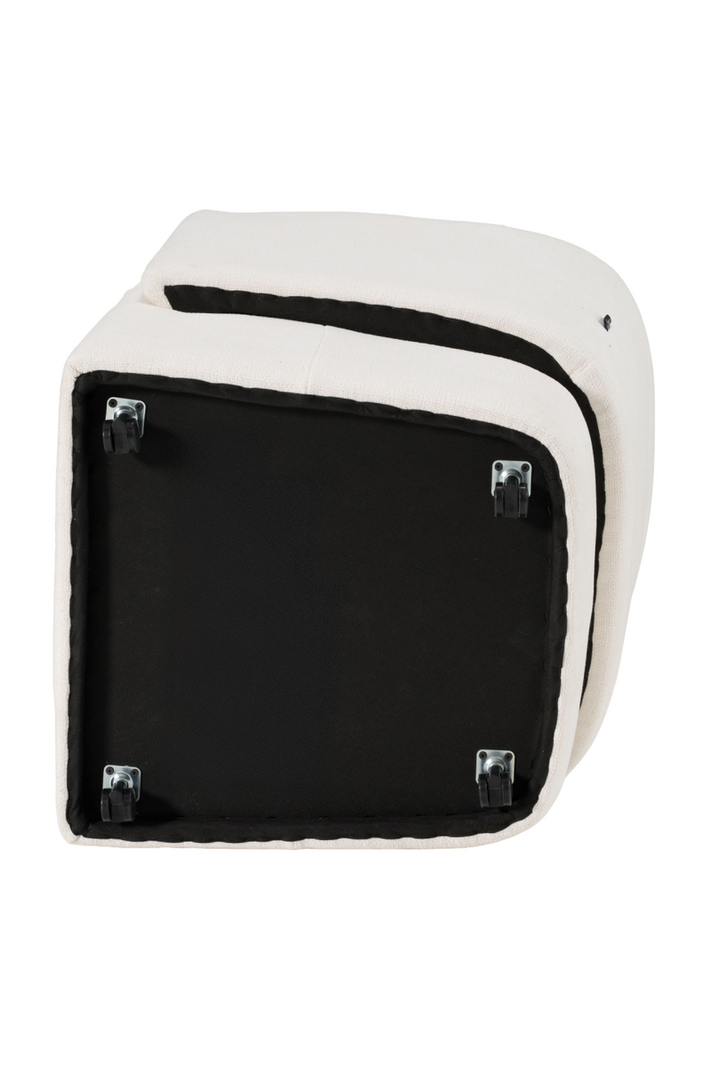 Curved Wheeled Dining Chair | OROA Modern Tassell | Oroatrade.com