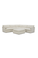 Beige Linen Sectional Sofa | OROA Modern Danica