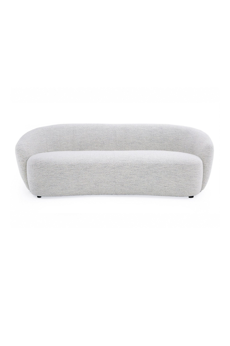 White Round-Back Sofa | OROA Modern Omaha | Oroatrade.com