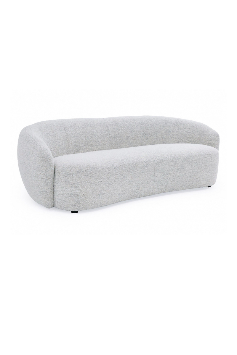 White Round-Back Sofa | OROA Modern Omaha | Oroatrade.com