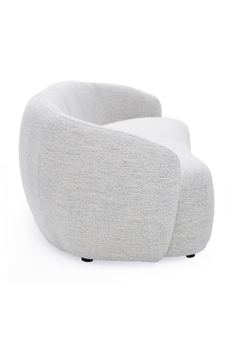 White Round-Back Sofa | OROA Modern Omaha | Oroatrade.com