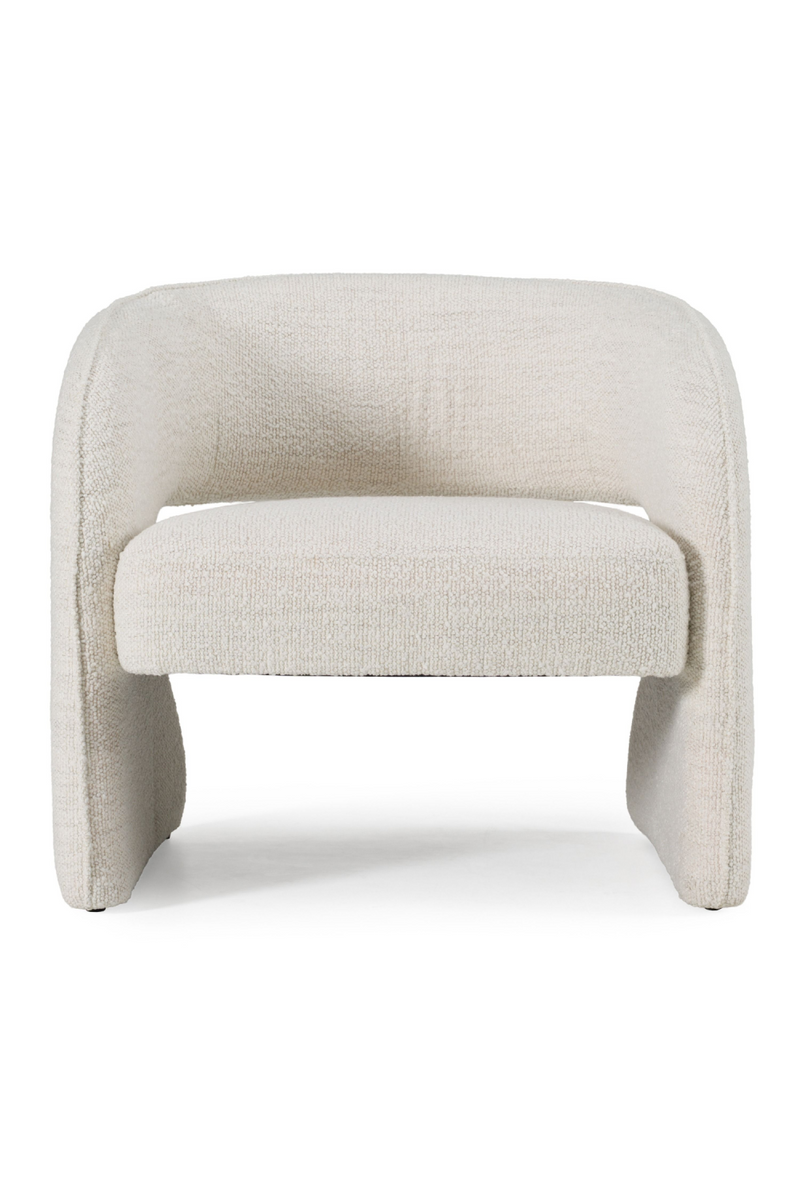 Cream Cut-out Accent Chair | OROA Modern Luby | Oroatrade.com