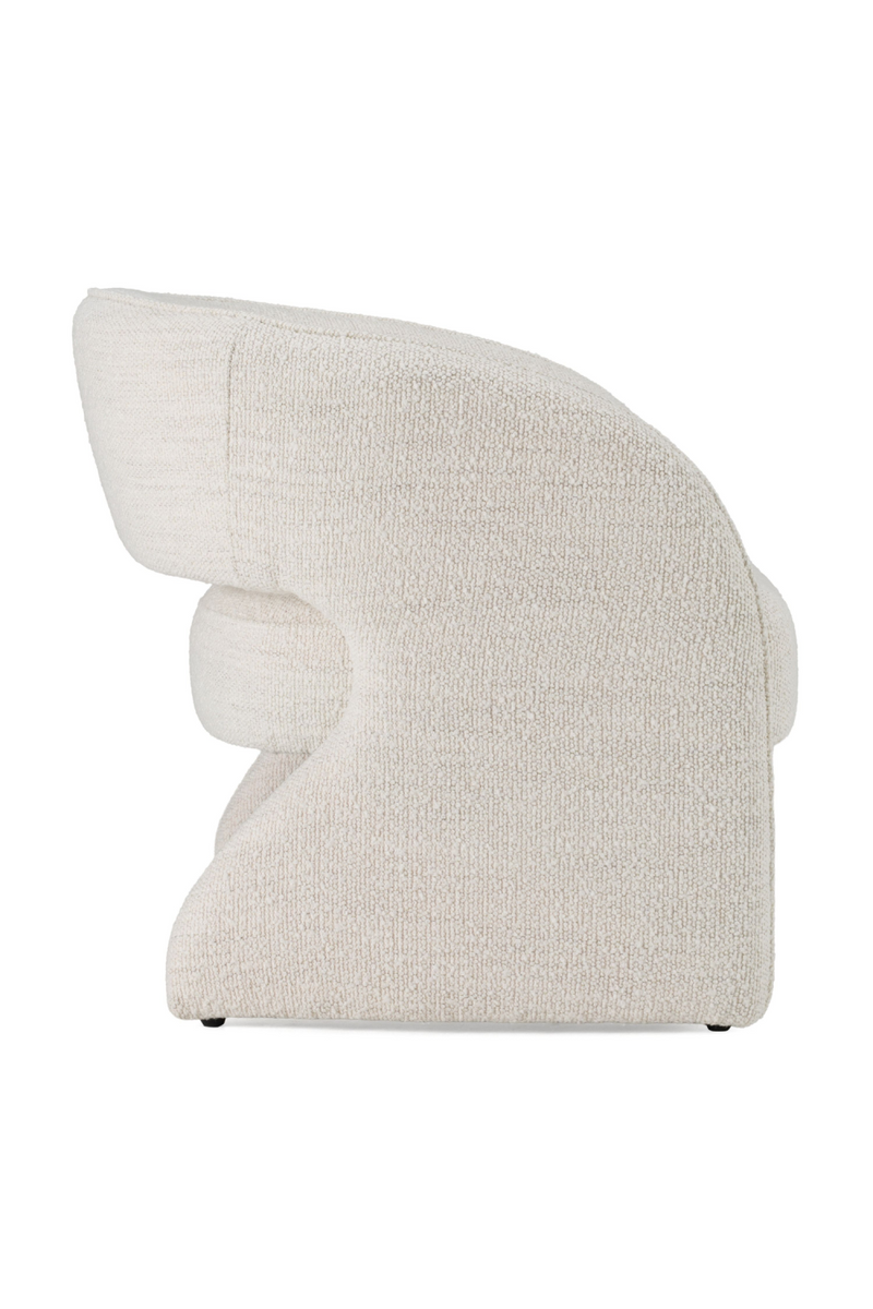 Cream Cut-out Accent Chair | OROA Modern Luby | Oroatrade.com