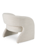 Cream Cut-out Accent Chair | OROA Modern Luby | Oroatrade.com