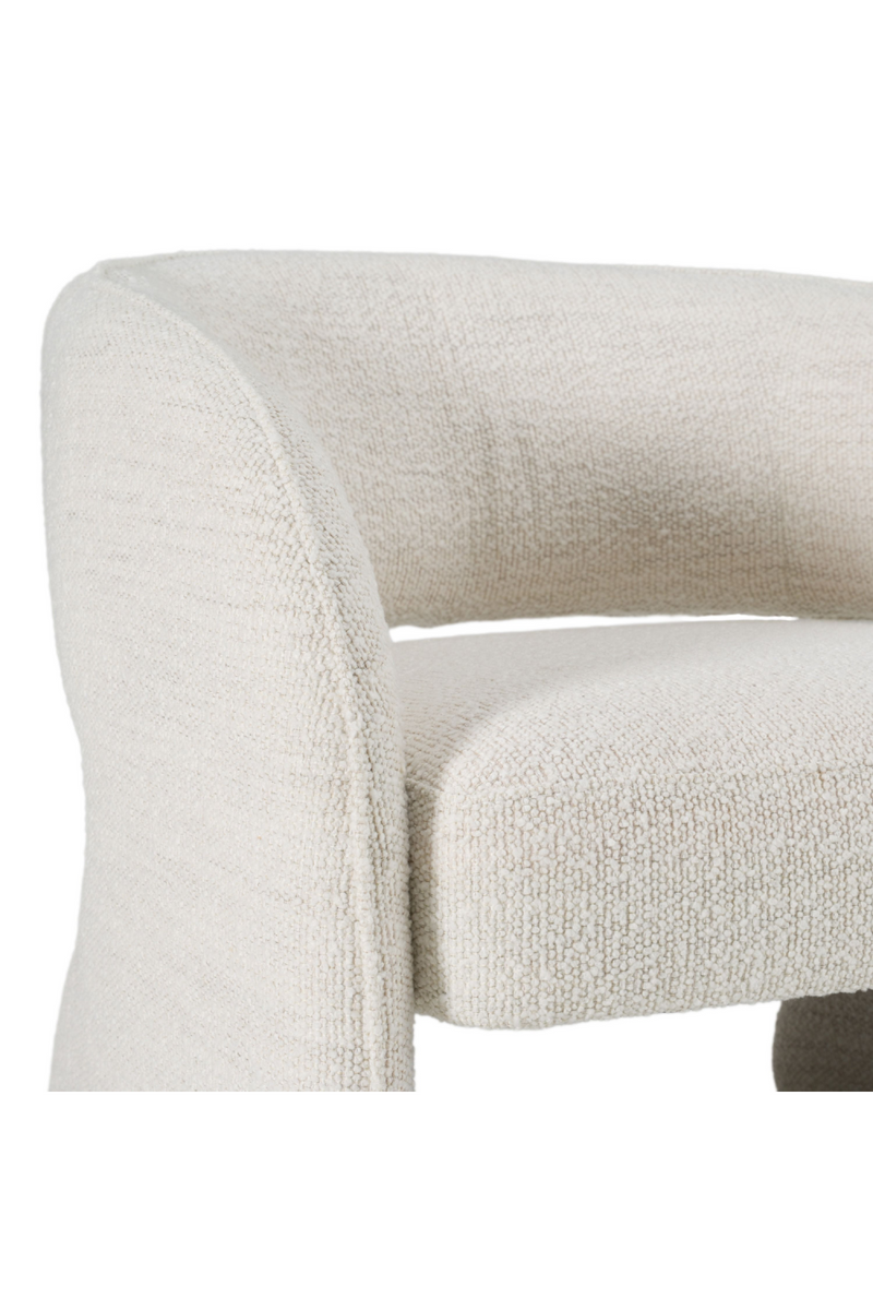 Cream Cut-out Accent Chair | OROA Modern Luby | Oroatrade.com
