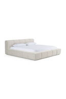 Channel-Tufted Cream Bed | OROA Modern Lamont | Oroatrade.com