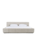Channel-Tufted Cream Bed | OROA Modern Lamont | Oroatrade.com