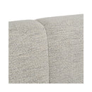 Channel-Tufted Cream Bed | OROA Modern Lamont