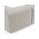 Channel-Tufted Cream Bed | OROA Modern Lamont