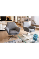 Wing-Armed Swivel Lounge Chair | OROA Modern Elvin | Oroatrade.com