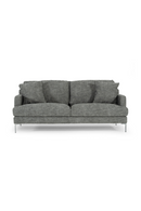 Square-Armed Gray Sofa | OROA Modern Janina