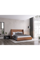 Orange Velvet Bed | OROA Modern Emilia | Oroatrade.com