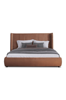 Orange Velvet Bed | OROA Modern Emilia | Oroatrade.com