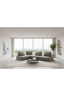 Gray Fabric 4-Piece Sectional Sofa | OROA Modern Nolden | Oroatrade.com