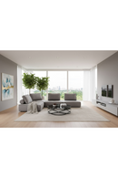 Gray Fabric 4-Piece Sectional Sofa | OROA Modern Nolden | Oroatrade.com