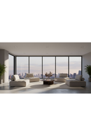 Gray Fabric 4-Piece Sectional Sofa | OROA Modern Nolden | Oroatrade.com