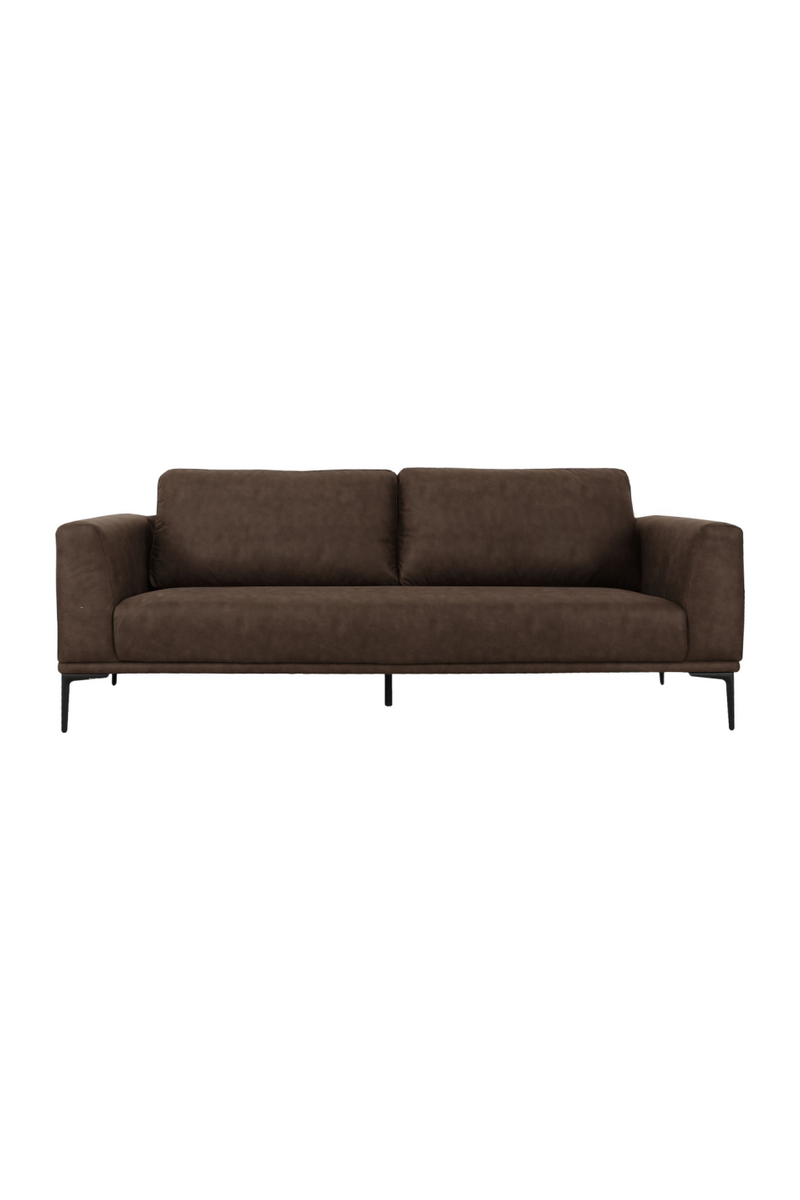 Brown Fabric Loveseat | OROA Modern Jada | Oroatrade.com