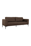 Brown Fabric Loveseat | OROA Modern Jada | Oroatrade.com